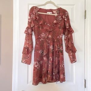 Floral print dress from WAYF